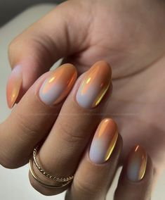 chrome nails, chrome nail, chrome nail design, nail art, nail design Ombre Nails Chrome