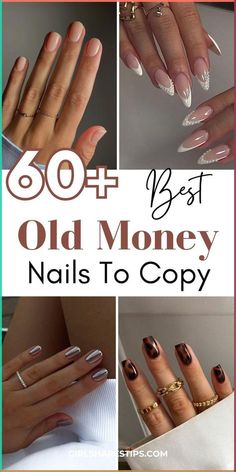 Neutral Classy Nails, Caramel Nails, Nails With Gold Accent, Vanilla Nails, Old Money Nails, Money Nails, Fresh Nail, Soft Gradient, Nail Vitamins