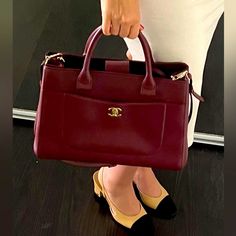 Burgundy Excellent Condition, Exterior Front Corners Have Small Light Marks Seen In Pictures Purchased From Saks Fifth Avenue In Manhattan Box, Dustbag, Authenticity Card And Original Receipt Available. Unique Color Chanel Bags, Small Light, Unique Colors, Chanel Bag, Saks Fifth, Saks Fifth Avenue, Manhattan, Calf Skin, Dust Bag