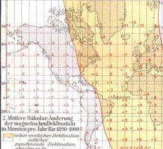 an old map shows the location of major oceans