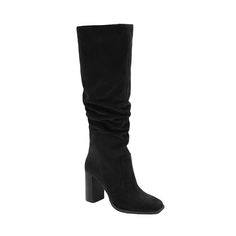 PRICES MAY VARY. MATERIAL: Faux suede, synthetic leather and rubber out sole. These women knee high boots with square toe, block heel and padded footbed provide comfort, steady steps and stylish look for you. FEATURES: Chunky block heel, wide square toe, half zipper closure, stretchy, western boots, solid color, pull on boots for women. FASHION DESIGN: Stacked heel boots for women are designed with chic square toe and wide width, which ensure a stable walking. And women’s tall boots will show yo Winter Boots With Heels, Knee High Boots Chunky, Heel Boots For Women, Stacked Heel Boots, Black High Heel Boots, Boots Chunky, Chunky High Heels, Black Heel Boots, Wide Calf Boots