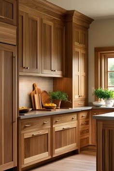 13 Stunning Natural Wood Kitchen Cabinet Ideas That Will Transform Your Space – HomelyTip Wood Cabinet Ideas, Kitchen With Natural Wood Cabinets, Natural Wood Cabinets Kitchen, Wood Kitchen Cabinet Ideas, Kitchen With Natural Wood, Whitewash Cabinets, Natural Wood Cabinet, Natural Wood Cabinets, Light Oak Cabinets