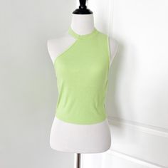 Zara Lime Green Cutout Ribbed Tank Top Brand New Without Tags, Never Worn Size Large Zara Green Stretch Tops, Zara Ribbed Tops For Spring, Green Stretch Zara Tank Top, Zara Green Stretch Tank Top, Zara Ribbed Tank Top For Spring, Ribbed Tank Top, Ribbed Tank Tops, Ribbed Tank, Zara Tops