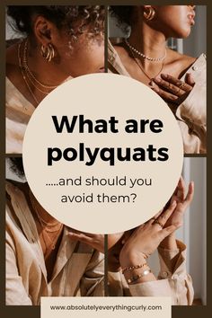 WHAT ARE POLYQUATS & SHOULD YOU AVOID THEM? Top Curly Hair Products, Damaged Curly Hair, 3a Hair, Hair Science, High Porosity Hair, Shampoo Ingredients, Low Porosity Hair Products, Hair Porosity, Curly Hair Styles Easy