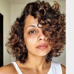 Perm With Side Bangs, Short Perms, Spiral Perm Short Hair Curly Bob, Perms For Short Hair, Curly Perm, Short Permed Hair, Lifeless Hair