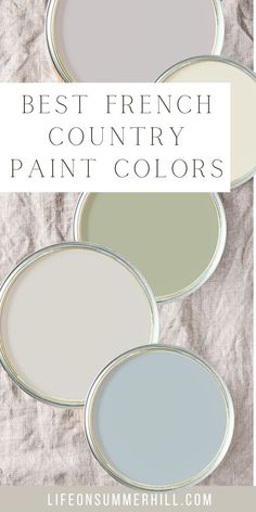 the best french country paint colors