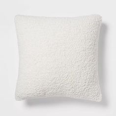 a white pillow on a white background