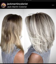 Greyish Blonde Hair, Grey Hair Looks, Grey Blonde Hair, Brassy Blonde, Layers Short, Grey Hair Transformation, Ash Blonde Hair Colour, Silver Blonde Hair, Hair With Highlights