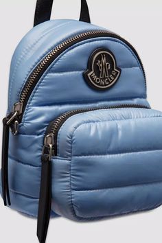 Light Blue Kilia Cross Body Bag - Bags & Small Accessories for Women | Moncler US Luxury Standard Backpack With Zipper Closure, Small Accessories, Cross Body Bag, Accessories For Women, Small Bags, Body Bag, Water Repellent, Cross Body, Crossbody Bag