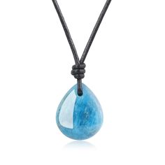 PRICES MAY VARY. This crystal necklace measures 1.1*0.9*0.33"(28*23*8.5mm) Apatite teardrop pendant; Adjustable leather clasp: 15-26.7"(38-68cm) This adjustable leather rope of this crystal necklace is made with a suface of lambskin wrapping a cotton rope, ensuring both softness and firmness, but avoid soaking in water to damage the lambskin We crafted this genuine stone crystal necklace with genuine leather to enhance shine and durability, and makes this crystal necklace safe to wear even if yo Adjustable Teardrop Crystal Necklace, Amethyst Birthstone Necklace, Pink Crystal Necklace, Amethyst Birthstone, Teardrop Necklace, Teardrop Pendant, Stone Pendant Necklace, Stone Crystal, Crystal Necklace Pendant