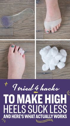 I Tried Four Hacks To Make High Heels Suck Less And Here's What Actually Works High Heel Hack, How To Wear Heels, Walking In High Heels, Walking In Heels, Shoes Hack, Prom Heels, Winter Recipes, Girl Tips, Prom Shoes