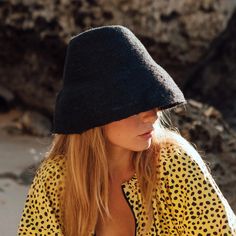 NAOMI Jute Bucket Hat, in Black – BrunnaCo Trendy Hat, Wild At Heart, Bohemian Beach, Hat Women, Natural Jute, Wild Hearts, Straw Hat, Hat Hairstyles, Black N Yellow