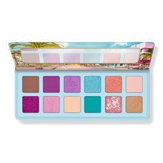 Welcome To Miami Eyeshadow Palette - Essence | Ulta Beauty Essence Eyeshadow, Colour Eyeshadow, False Lash Effect Mascara, High Pigment Eyeshadow, Bold Eyeshadow, Essence Makeup, Deep Magenta, Old Makeup, Bold Eyes