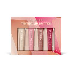 Luxurious Lip Care with a Touch of ColorPamper your lips with the luxurious NatureWell Tinted Lip Butter 4-Pack. A must-have for beauty enthusiasts, this variety pack includes four stunning shades—Cherry Crush, Vanilla Glaze, Spiced Latte, and Pink Velvet. Each shade is designed to provide a sheer, buildable tint that complements any look. Formulated with enriching ingredients like Vitamin E, Shea Butter, and Murumuru Butter, these lip butters deliver hydration, ensuring your lips remain soft and smooth.Ultra-Moisturizing and SoothingThe addition of these moisturizing elements helps to soothe dry, chapped lips, making them feel rejuvenated and conditioned. NatureWell’s Tinted Lip Butters stand out with their lightweight, non-greasy texture, offering a cushiony balm feel that doesn’t weigh Cherry Crush, Vanilla Glaze, Lip Butter, Chapped Lips, Variety Pack, Pink Velvet, Lip Tint, Lip Care, Beauty Essentials