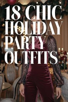 Trendy Holiday Outfits 2024, Classy Christmas Party Outfit For Women, Christmas Outfit Ideas For Women Elegant, Best Christmas Outfits, Winter Party Looks For Women, Black And White Christmas Party Outfit, Christmas Party Outfit Women’s, Business Casual Outfits Christmas Party, Christmas Cocktail Outfits For Women