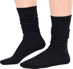 SLOUCH SOCKSSlouch socks women, girls slouch socks. These black slouch socks are lightweight, non-bulky, comfortable and super soft.SIZE & PACKINGSlouchy socks for women. Fit for women' s shoe size 5-10; Cotton, polyester and spandex blend; Hand wash under normal temperature,water temperature should be below 40 degree centigrade if machine wash, do not iron, dry clean or tumble dry but hang to dry after spin-dry in ventilated place.GIFT IDEASBoot socks for women. These baggy socks are great Baggy Socks, Scrunchie Socks, Scrunch Socks, Color Socks, Slouch Socks, Holiday Socks, Zippered Bag, Summer Sneakers, Normal Temperature