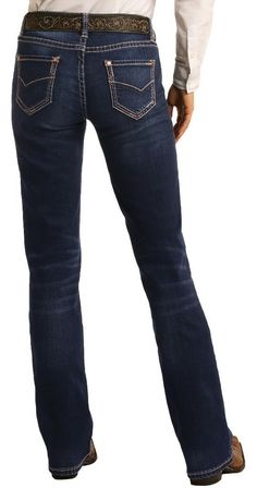 The Rock & Roll Denim Ladies Mid Rise Extra Stretch Bootcut Riding Jeans- Dark Wash is a extra stretch, mid-rise bootcut. Not matter what the day brings, these jeans will be comfortable and stylish. Rock And Roll Denim, Vintage Wash Jeans, Riding Jeans, Running Accessories, Womens Riding Boots, Riding Boot, Medium Wash Jeans, Boot Cut Denim, Jeans Size Chart