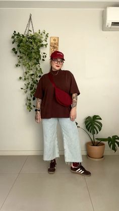 Casual Queer Outfits, Curvy Queer Style, Plus Size Masc Summer Outfits, Oversized Plus Size Outfits, Fat Butch Fashion, Masc Lesbian Outfits Plus Size, Queer Fashion Summer, Plus Size Gender Neutral Fashion, Spring Outfits 2024 Plus Size