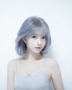 Hair Reference, Kawaii Girl, Model Hair, Ulzzang Girl, Pretty Face, Blue Hair, Beautiful Hair, Asian Beauty, Hair Hair