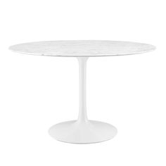 an image of a white table that is on the floor and in front of a white background