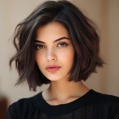 La révolution Bob : le style classique pour 2024 2025 Short Hair Trends, Middle Part Medium Length Hair, Bob 90s Hair, Short Bob Brown Hair, Medium Length Wavy Hair, Brown Bob, Modern Makeup, Skincare Benefits, Shoulder Length Hair Cuts