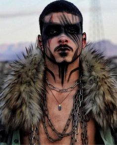 Viking Face Paint, Viking Men, Viking Costume