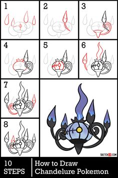 step by step instructions to draw an origami pokemon from the movie how to draw