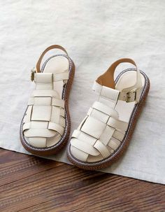 Shoes For Silk Dress, Woven Platform Sandals, Spring Sandals 2023, European Sandals, Close Toed Sandals, Sister Missionary Shoes, Spring Shoes 2023, Summer Shoes 2023, Retro Sandals