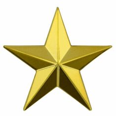 a gold metal star on a white background