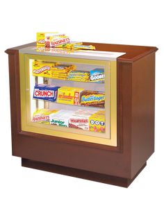 Home Theater Hardwood Concession Stand with Candy Case-Home Movie Decor with Home Theater Mart - Located in Chicago, IL Concession Stand Ideas Home, Trophy Display Case, Wall Display Case, Movie Theater Rooms, Theater Room Design, Movie Decor, Home Theater Decor, Candy Display, At Home Movie Theater