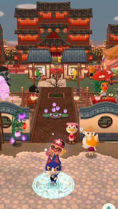 an animal crossing game is shown in this screenshot