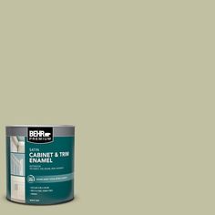 the behr paint is shown in an ultra color, and it's very dark green