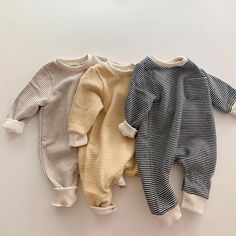 Spring Baby Clothes, Baby Overall, Baby Jumpsuit, Sweater Jumpsuit, Spring Baby, Striped Rompers, Baby Outfits, Boys Long Sleeve, Baby Winter