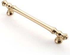 an image of a brass handle on a white background