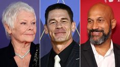 four different headshots of people in suits and ties, one is older than the other