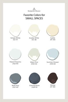 the different shades of paint for small spaces