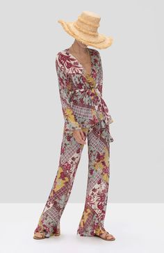 ALEXIS Official Site | Shop New Arrivals | shopalexis.com Pant Suits, Women Clothes, Printed Pants, Fashion Styles, Types Of Fashion Styles, Paisley Print, Wrap Style, Beautiful Dresses