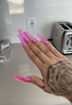 Alligator Nails, Britney Griner, Acrylic Nails Nude, Baddie Nails, Glow Nails, French Acrylic Nails, Nail Art Designs Videos