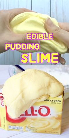 Pudding Slime Recipe, Pudding Slime, Edible Slime, Amazing Crafts, Kids Valentines, Diy Event, Slime Recipe