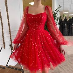 Homecoming Dresses Knee Length, Red Hoco Dress, Chic Prom Dresses, Custom Made Prom Dress, Hoco Dresses Long Sleeve, Hoco Dresses Long, Mini Homecoming Dresses, Cheap Homecoming Dresses, Short Prom Dresses