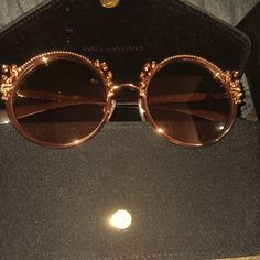 D&G Sunglasses Dolce Gabbana Sunglasses, Gold Black, Sunglasses Accessories, Dolce And Gabbana, Women Accessories, Sunglasses, Gold, Women Shopping, Black