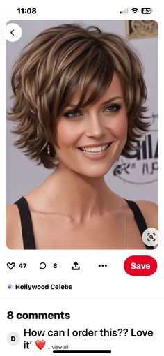 Thick Hair Styles Medium Layered Bobs, Layered Shaggy Haircuts, Short Length Curly Hair, Mini Shag Haircut, Saved Hairstyles, Mini Hamburgers, Medium Hair Styles For Women, Haircuts For Medium Length Hair, Short Hair Images