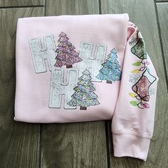 Ho Ho Ho Light Pink Gildan Christmas Sweater Size Lg Nwot Diy Pink Christmas, Pink Christmas Sweater, Diy Ugly Christmas Sweater, Ho Ho Ho, Pink Christmas, Pink Sweater, Christmas Sweater, Christmas Sweaters, Sweater Sizes