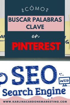 ¿Tienes una cuenta de Pinterest y no sabes cómo hacer que tu contenido sea más visible? Aprende cómo buscar palabras clave y optimizar tu perfil de usuario para que tus pines alcancen su máximo potencial y tu audiencia aumente exponencialmente. Más detalles en mi Blog. Marketing Website, Search Engine Optimization Seo, Search Engine Optimization, Search Engine, Engineering, Marketing