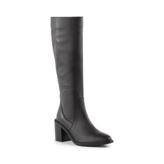 Element Tall Boot | Seychelles Footwear Tall Boots With Stacked Heel For Fall, Fall Tall Boots With Stacked Heel, Classic Knee-high Boots With Block Heel, Wide Calf Tall Boots For Workwear, Wide Calf Heeled Boots With Stacked Block Heel, Tall Boots With Reinforced Heel, Sleek Wide Calf Boots With Stacked Heel, Tall Medium Width Boots For Work, Tall Medium Width Work Boots