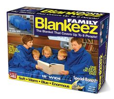 family blanketeez the blanket that covers up to 8 people, soft warm and comfortable