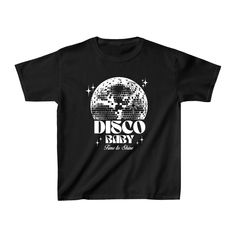 Disco Baby Baby Tee - PrintWithSky - Time to Shine Woman Looking, Baby Time, Custom Pet Portraits, To Shine, Baby Baby, Baby Tee, Infant Tees, Custom Clothes, Hoodie Shirt