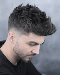 Fine Thick Hair, Mens Hairstyles Medium, Medium Length Hair Men, Faded Hair, Men Haircut Styles, Corte De Cabelo Masculino