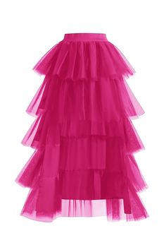 PRICES MAY VARY. {HIGH LOW TUTU SKIRT MATERIAL}: This High Low tulle skirt is one size.Waist: 66-105cm(25.9"-41.3"). High stretched elastic band.100% polyester, very soft and breathable moisture absorption and ventilation,comfortable to wear. Lightweight and great in feeling and permeability. {HIGH LOW SKIRT FEATURE}: Fishion tulle skirt have 2 layers in front and 5 layers in back skirt,full tulle,high waist,solid color, a line style, multi layers pleated ruffles skirt. Layered tulle hold the dr High Low Tulle Skirt, Long Tutu Skirt, White Tutu Skirt, Long Tiered Skirt, Tutu Skirt Women, Womens Tulle Skirt, Prom Skirt, Tiered Tulle Skirt, Skirt Tiered