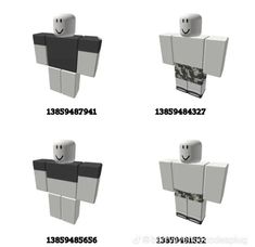 four different images of the same character from minecraft, each with their own face